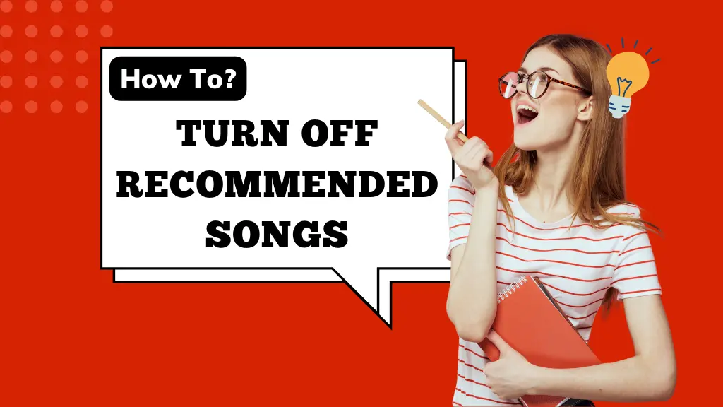 Turn off recommended songs in Spotify
